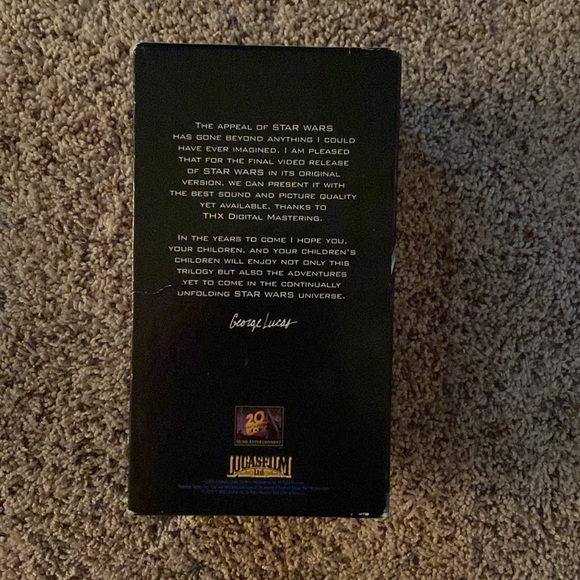 STAR WARS Trilogy Vintage VHS Set - Picture 3 of 10